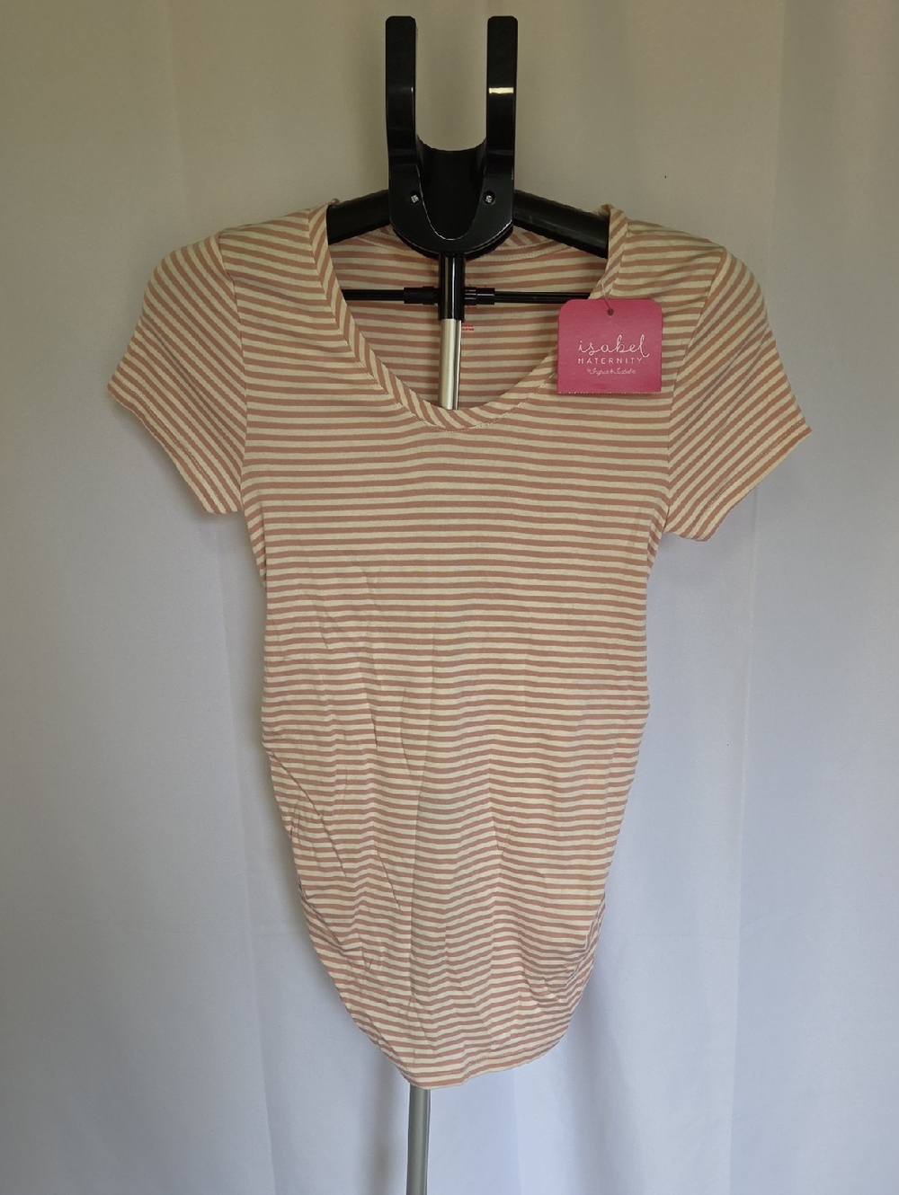 Maternity Striped V-Neck Women's Top